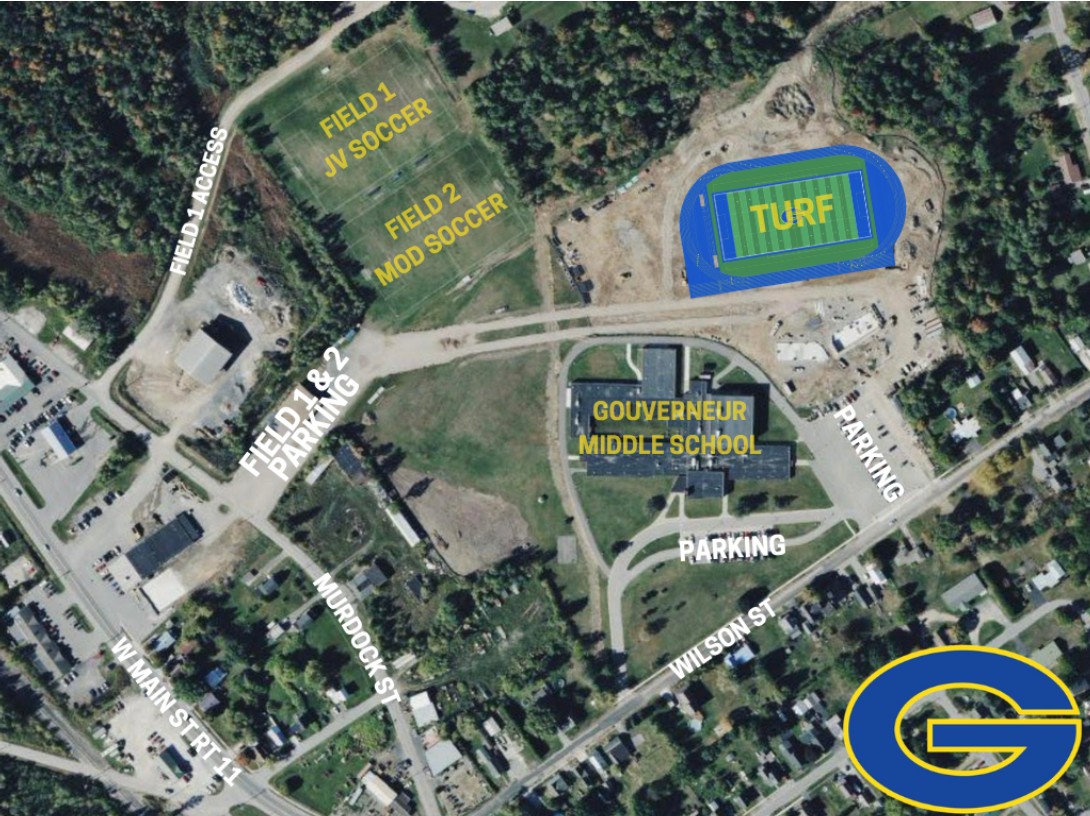 Middle School ariel map